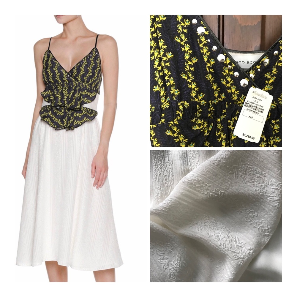 NWT Francesco Scognamiglio Silk Slip Dress